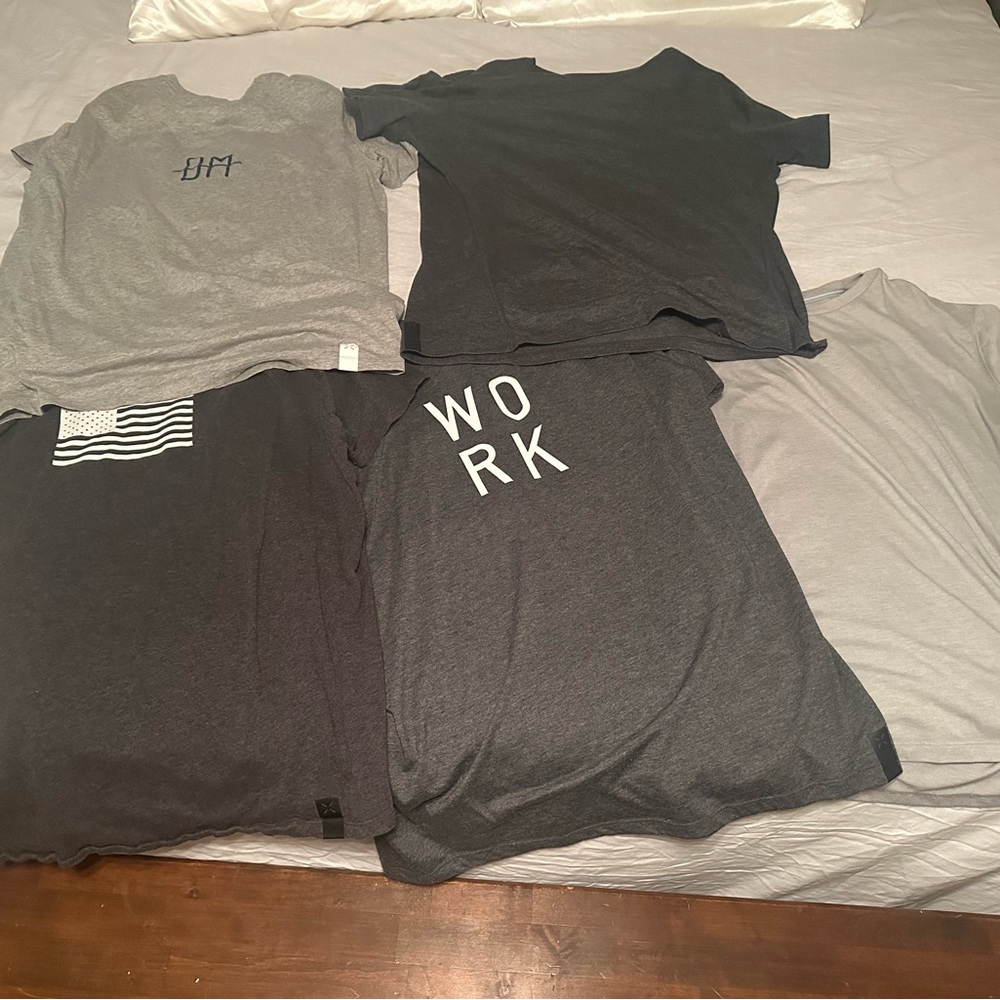 Ten Thousand Brand Durable and Basic Shirts, five total, all XL